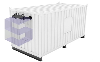 Блок-контейнер для теплогенератора БКТ-2